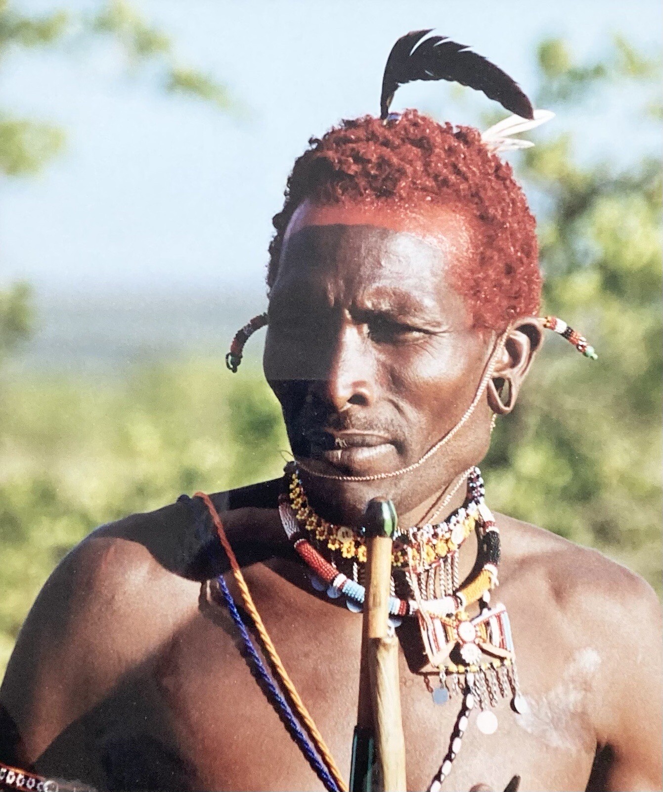 1990s “Samburu Tribe” Framed/Matted 6-Piece Split Original Photography 37” Kenya