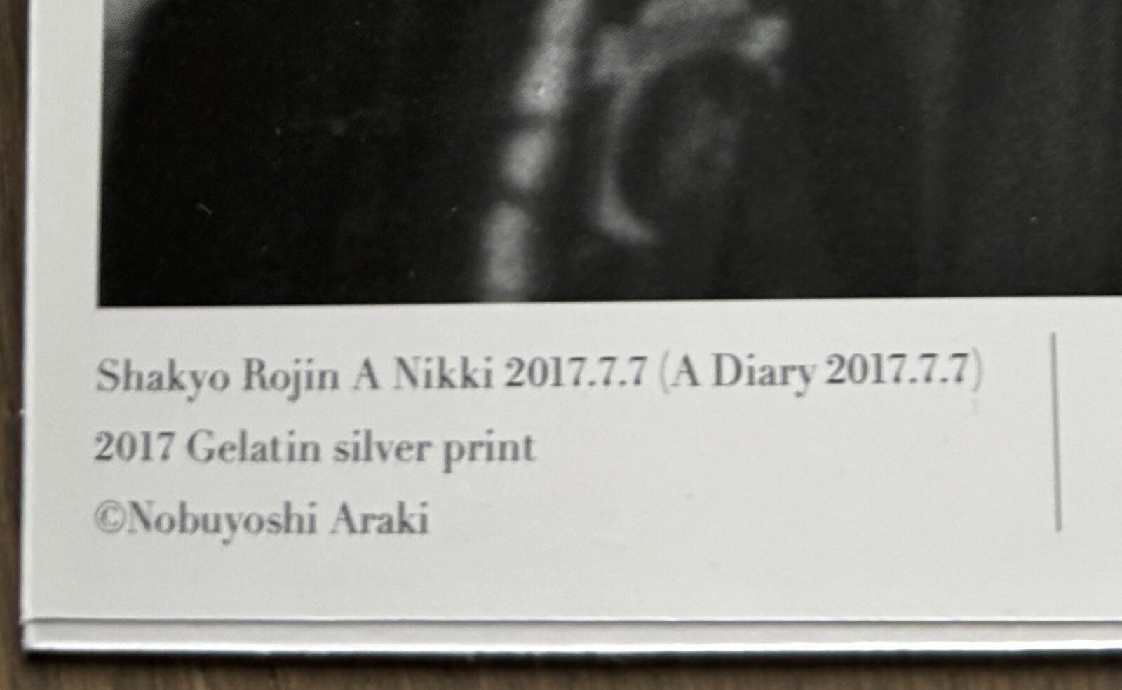 🎈SIGNED Nobuyoshi Araki – Self-Portrait, Original 2017, Lim Ed Photo Print RARE
