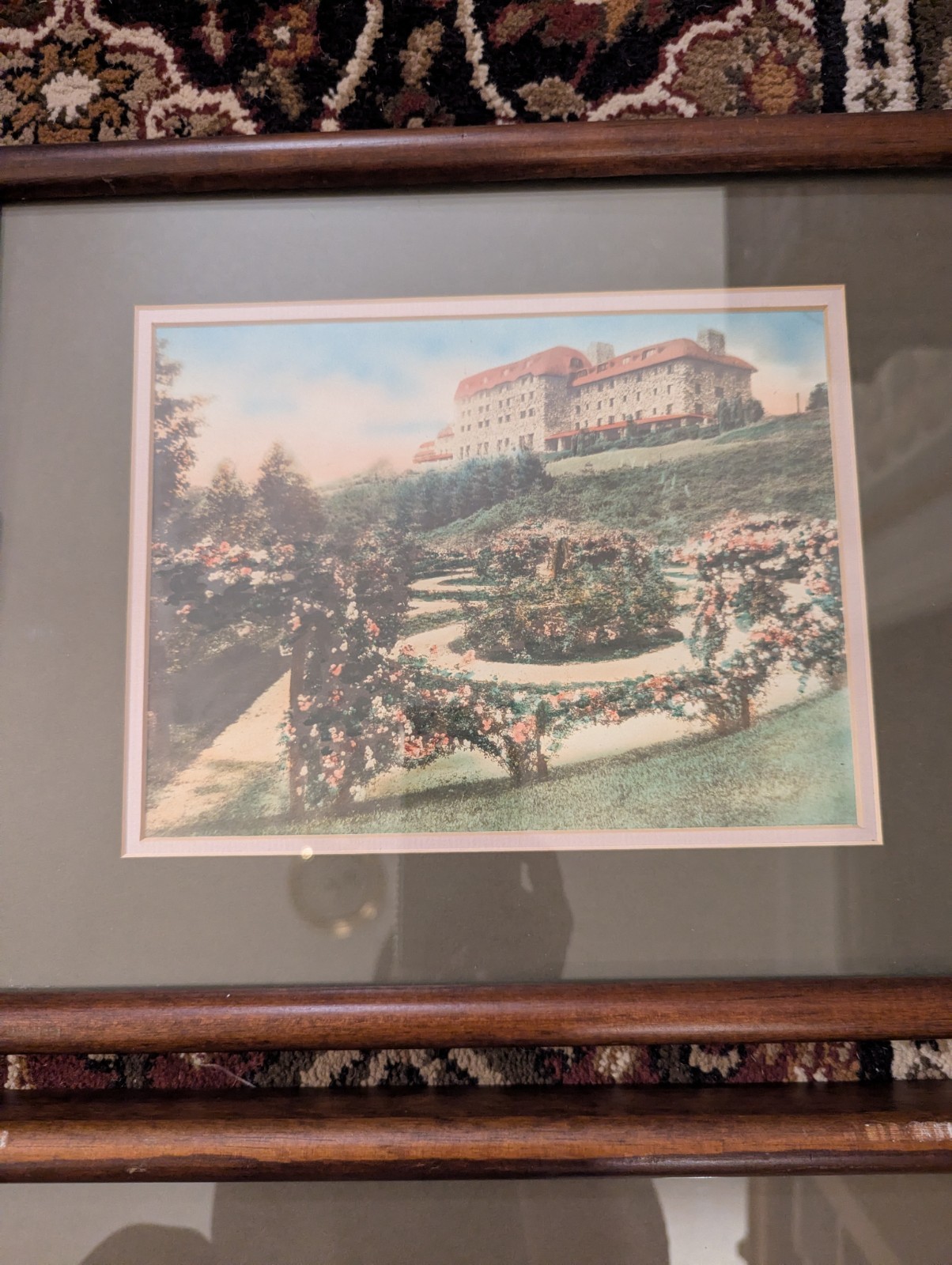 Antique PHOTOGRAPH, HARRIS PICTURE Ashville NC Grove Park Inn Blue Ridge Parkway