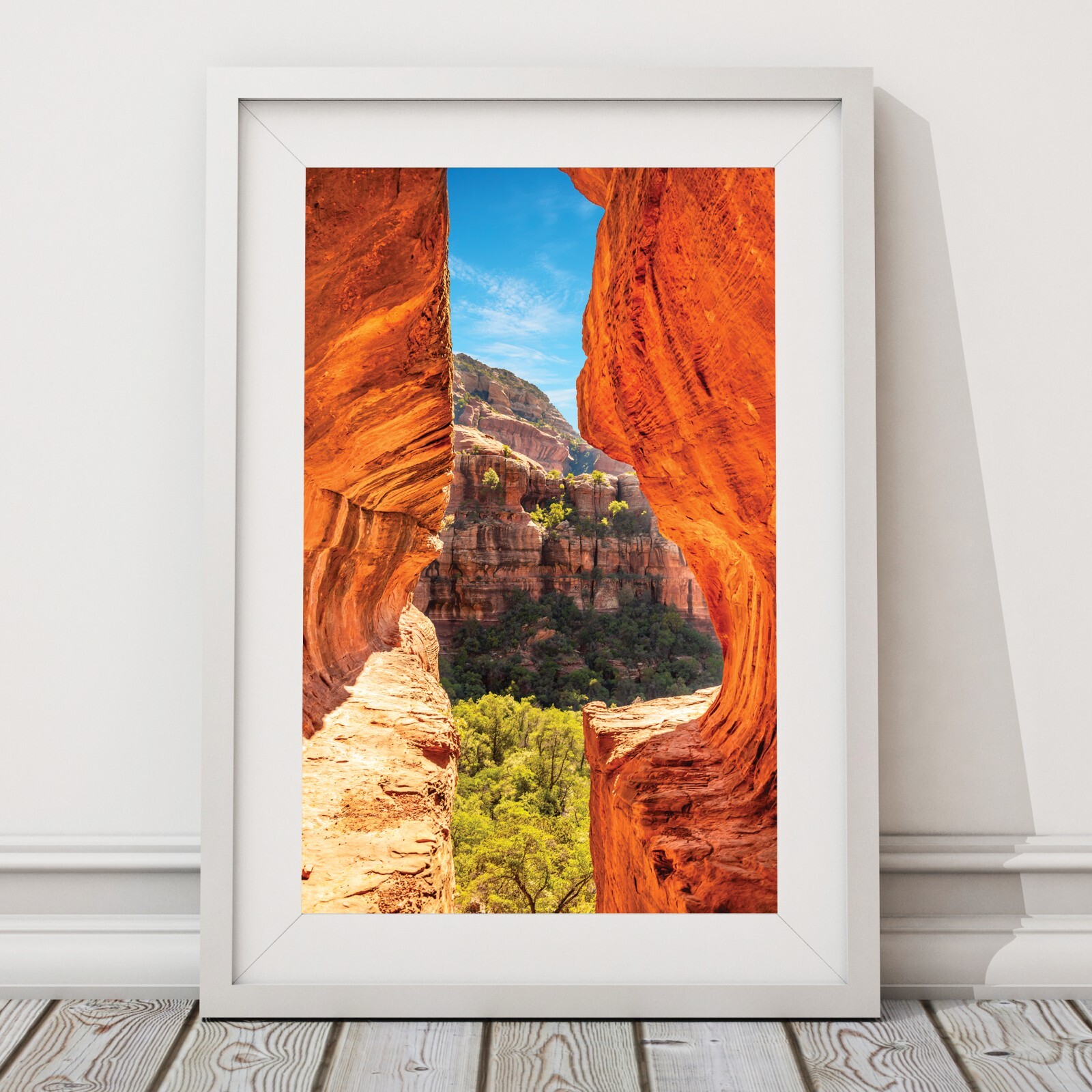 Subway Cave Sedona Photography, Arizona Landscape, Boynton Canyon Trail Picture