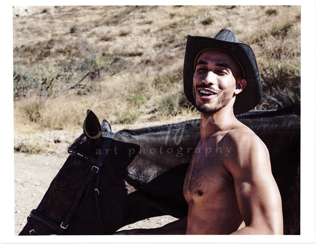 11 X 8.5 Alan Lyon Original Male Photo gay interest (15) Mick at the ranch
