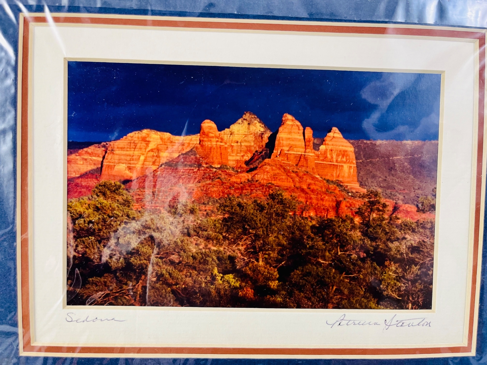 Vintage Set of 3 Patricia Stanton Sedona Photographs 2 Framed Wall Art