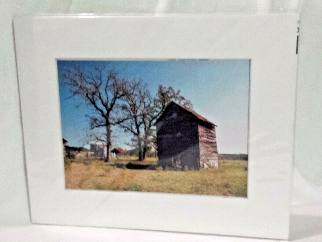 Tobacco Barn Fine Art Landscape Photography 5” x 7” Matted John A Kuhn Georgia