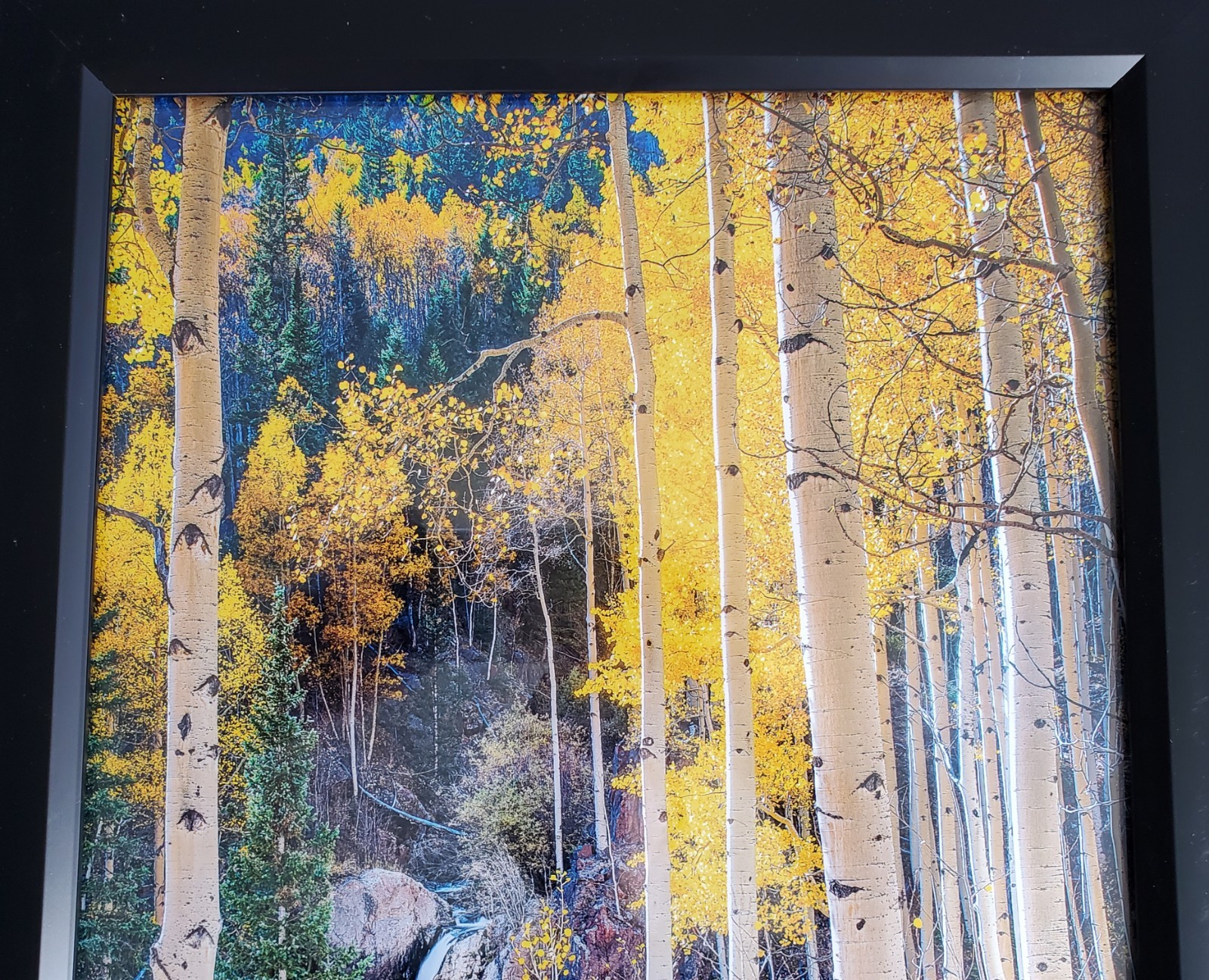 Michael Underwood Large Signed Photograph Of Nellie Creek Falls, Colorado