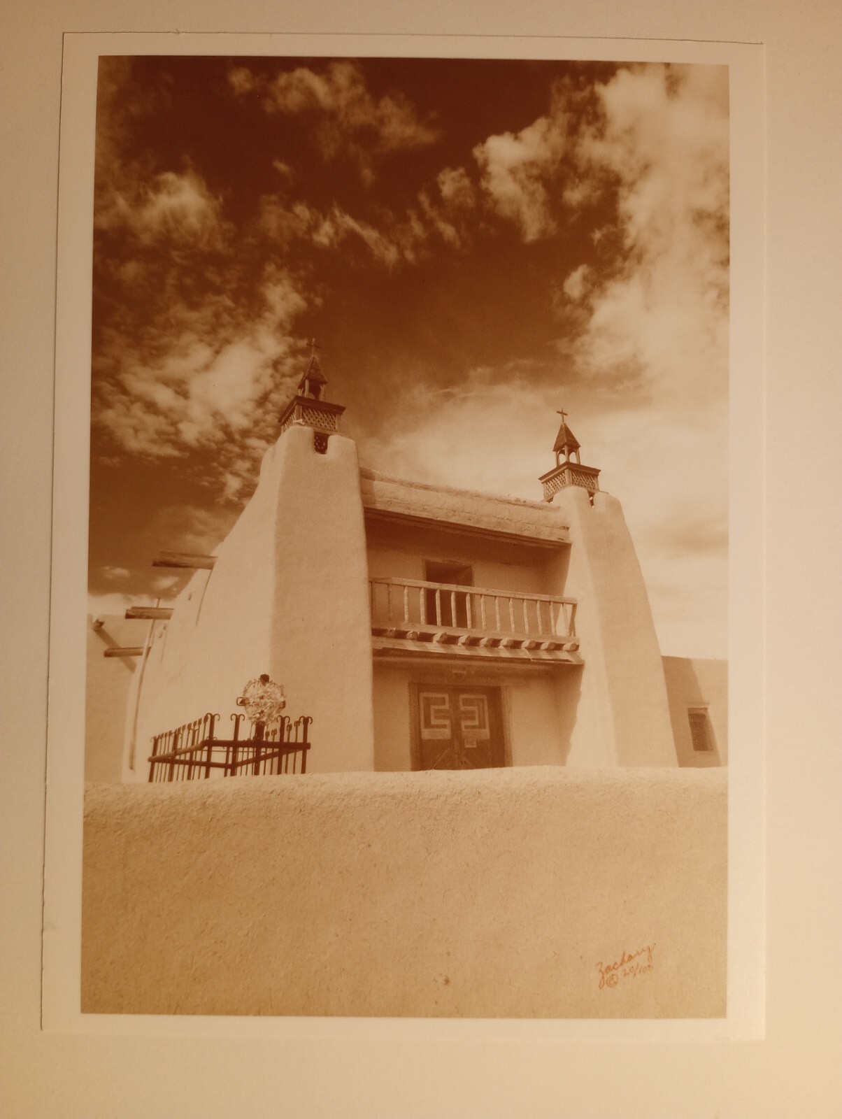 ART – VTG Signed Limited Edition Zachary Malham 35mm B&W SW Art Photograph 14×10