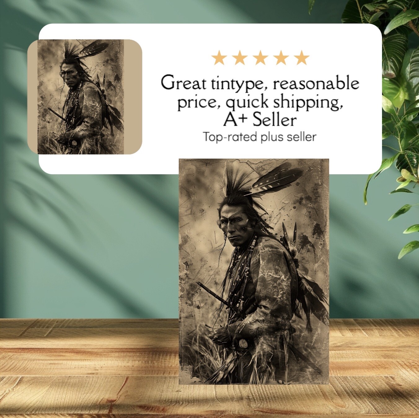 Native American Tintype Limited Edition Museum Series C00101RP