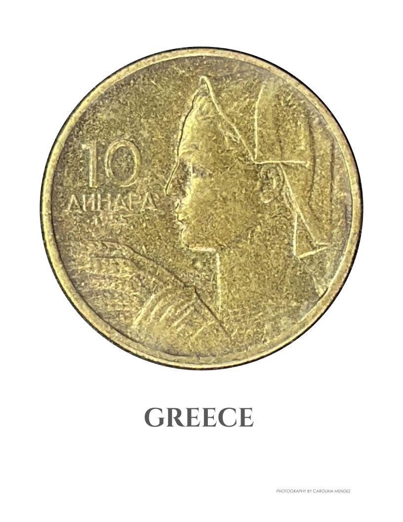 GREECE Photography 8×10 Matte Paper Unframed COA signed coin photograph