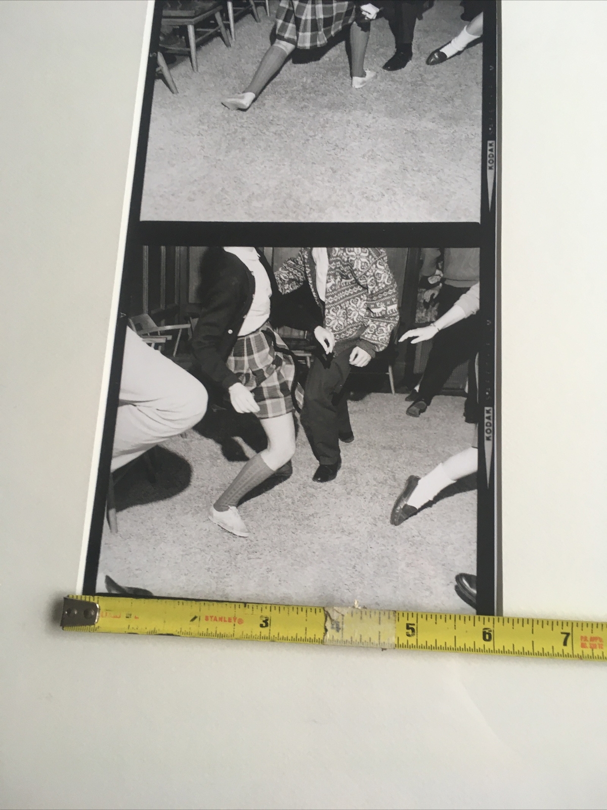 Framed 16 x 20 B/W Silver Gelatin Print VTG Photo Sigma Chi Dance Chicago 60’s