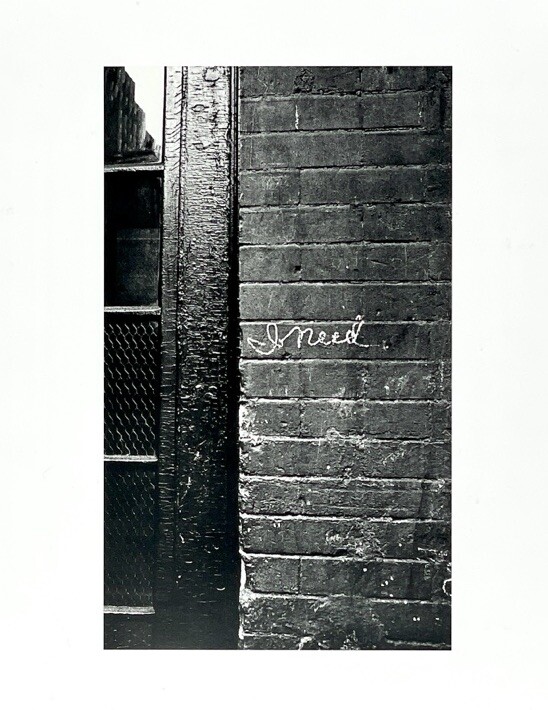 William Klein (1926-2022) Art Show Announcement Card 2007 – I Need, New York