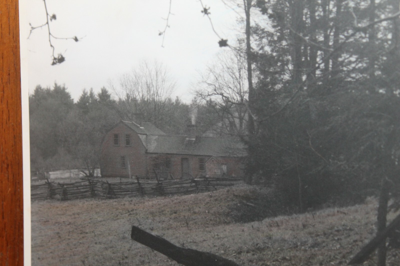 Vintage 8×10 Photo W. Beebe East Tennessee Fall barn