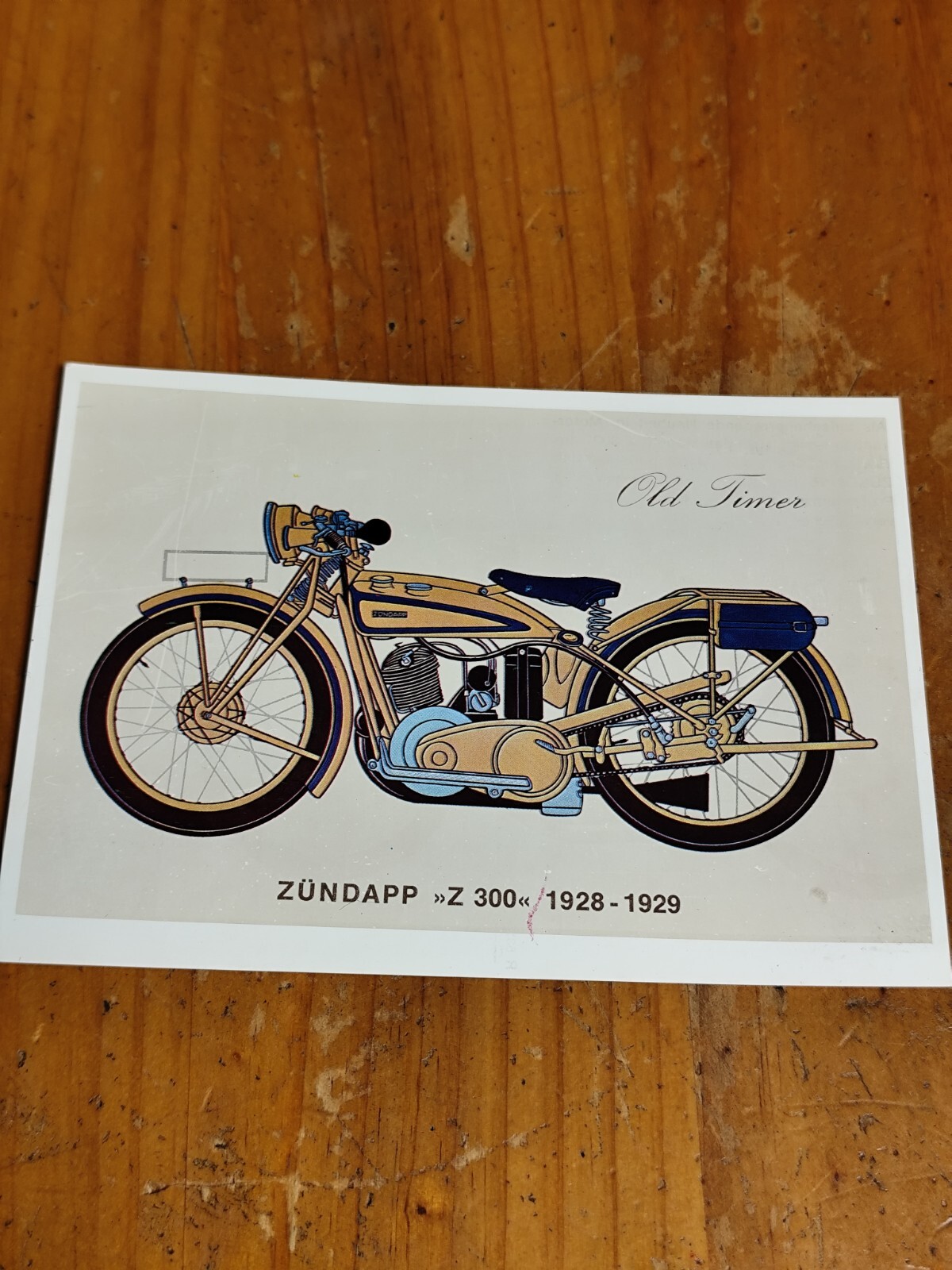 Postcard postcard photo Zündapp Z300 photo Fi