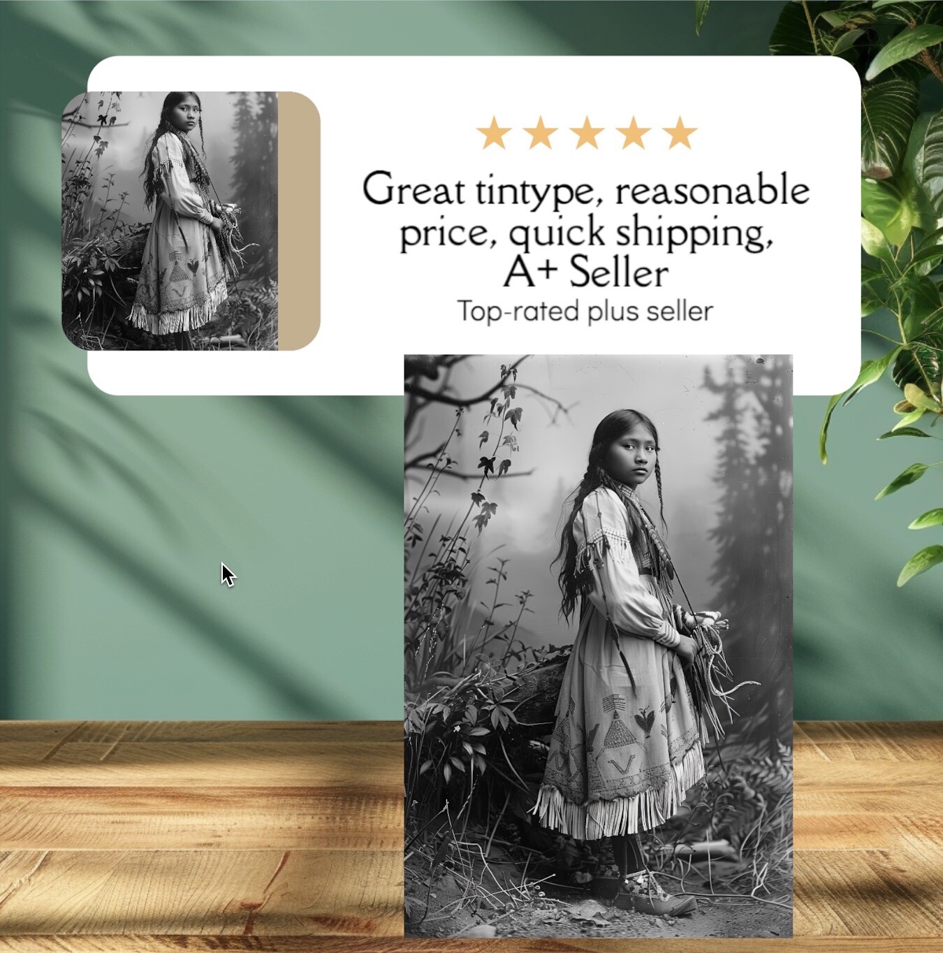 Native American Tintype Limited Edition Museum Series C00164RP