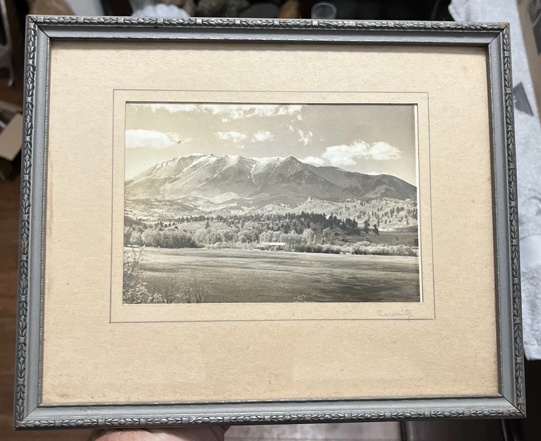 RARE ORIGINAL Early 1900s Silver Photo