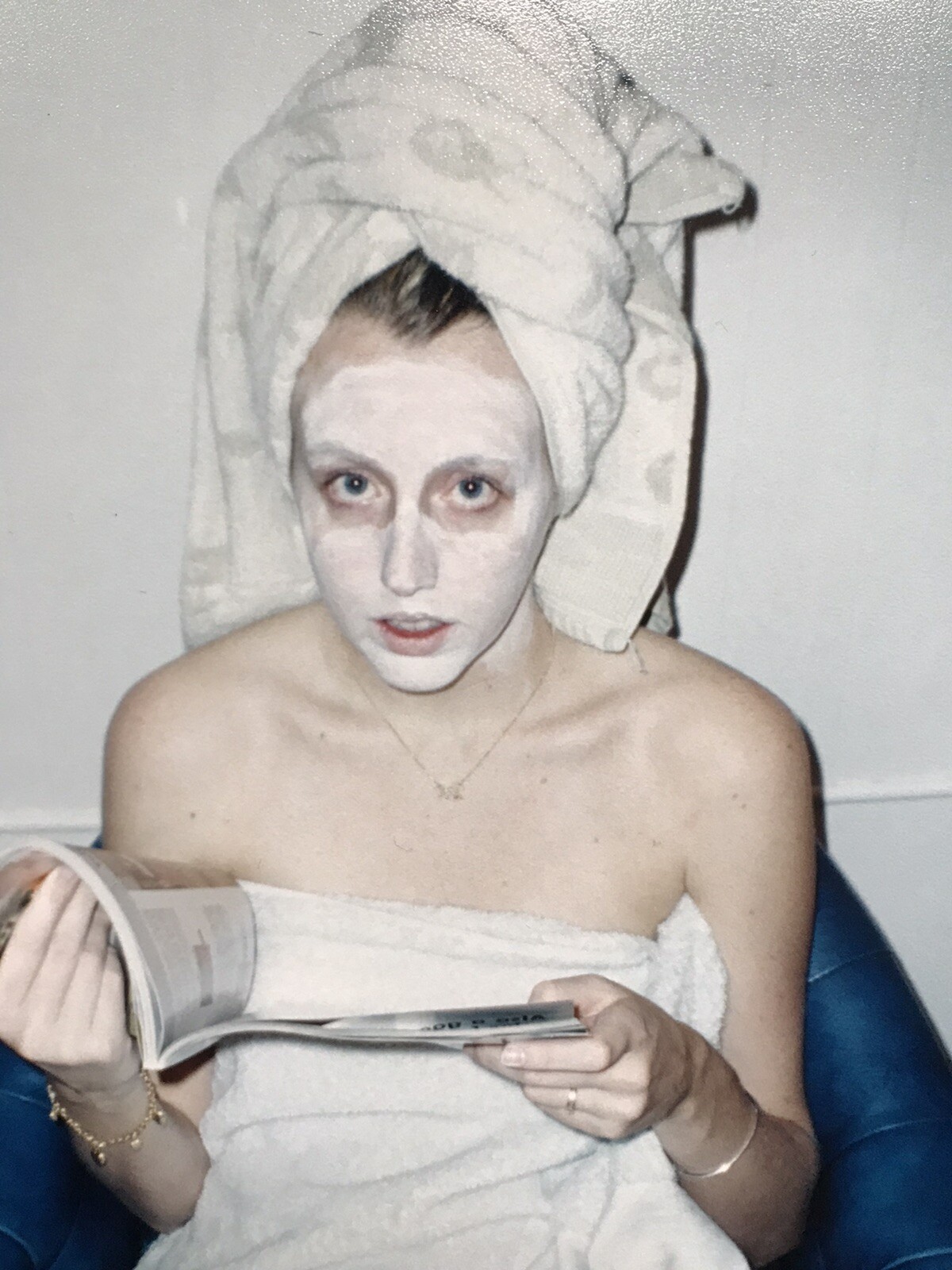 Sister with Magazine (New York, 2004) Hand Printed 35mm C-Print