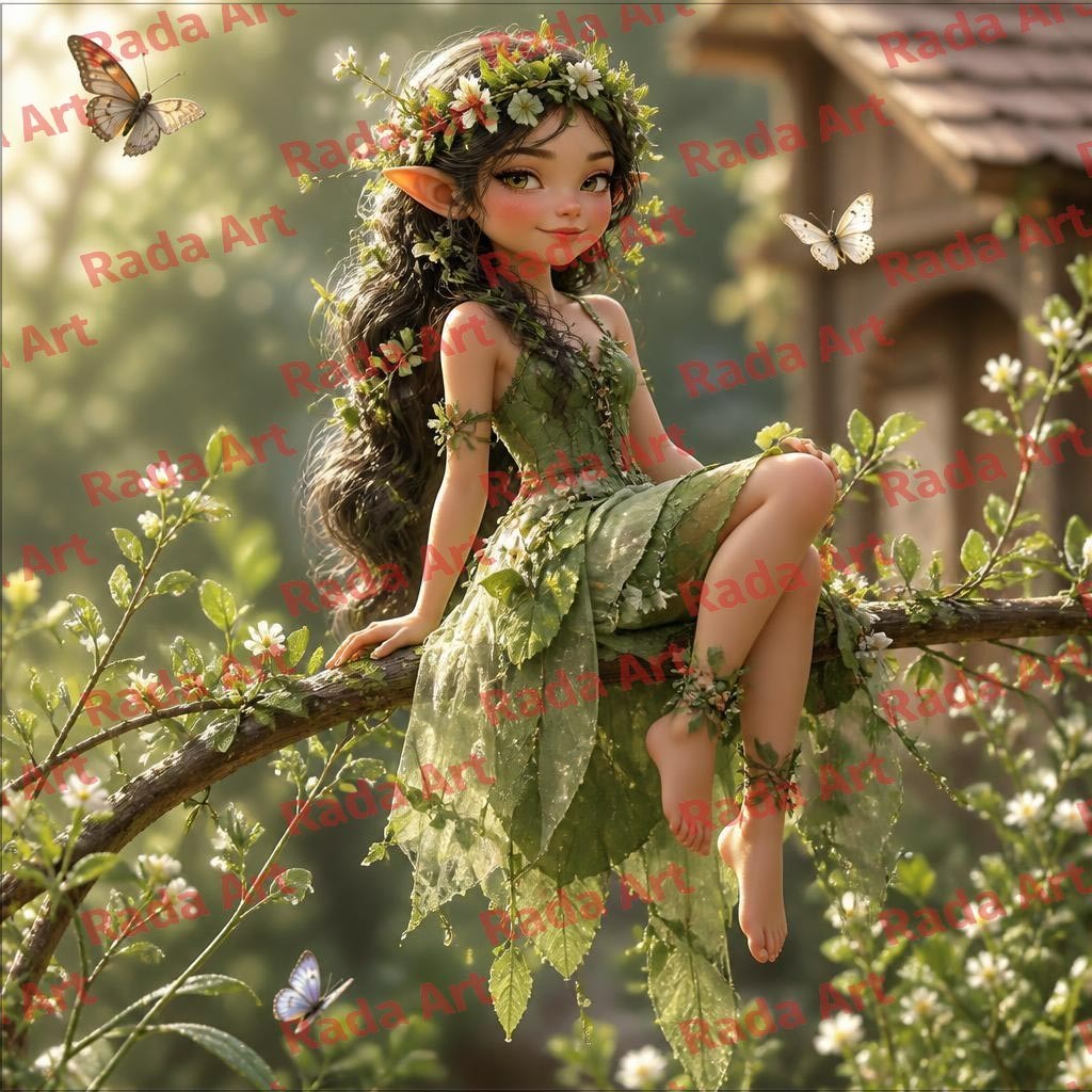 Digital Photo Picture Art Ai Background Wallpaper for Desktop or Phone 3D Fairy