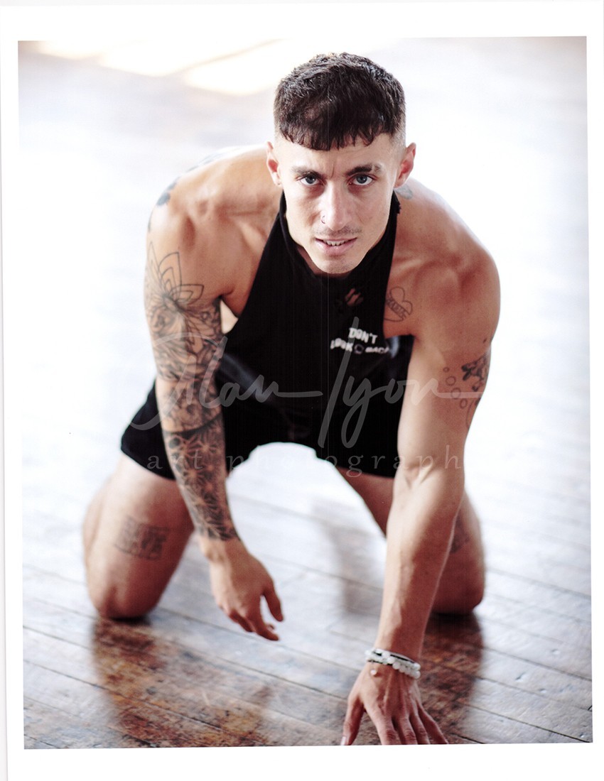 11 X 8.5 Alan Lyon Original Male Photo gay interest (5) Milio the smile