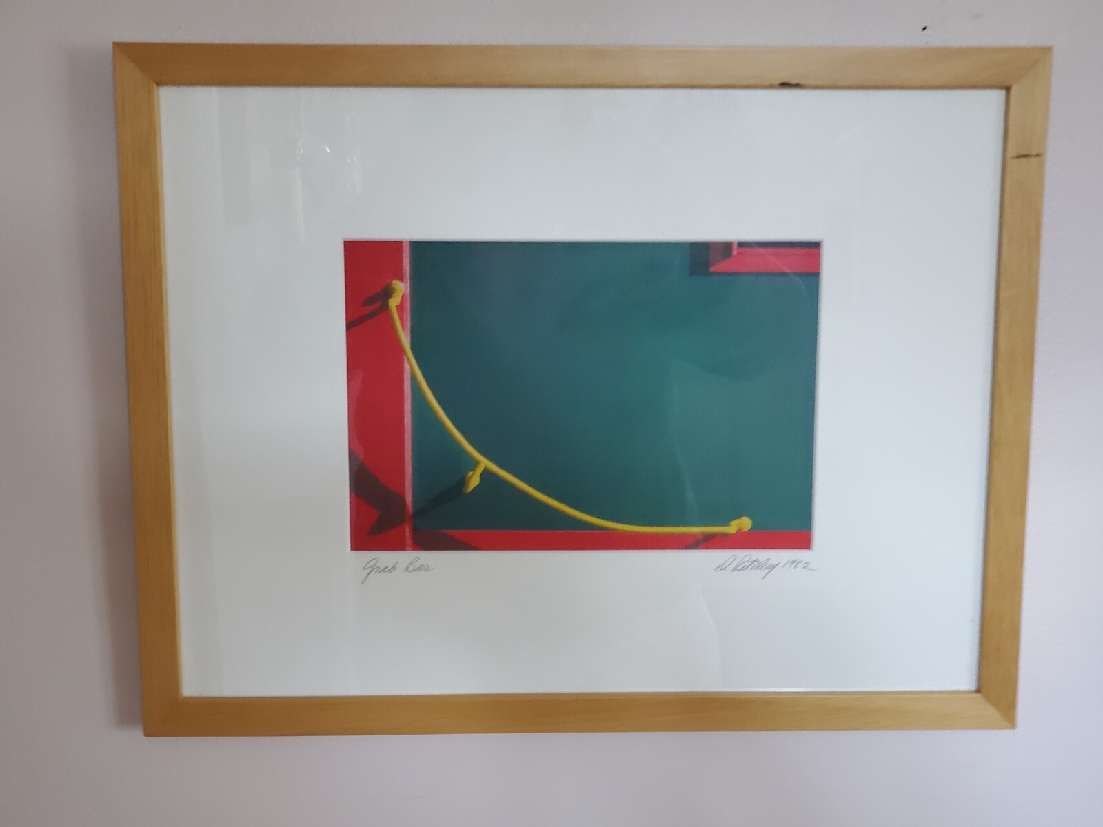 Photographic Art Work by David Ritchey. Signed and dated. Title: “grab bar”