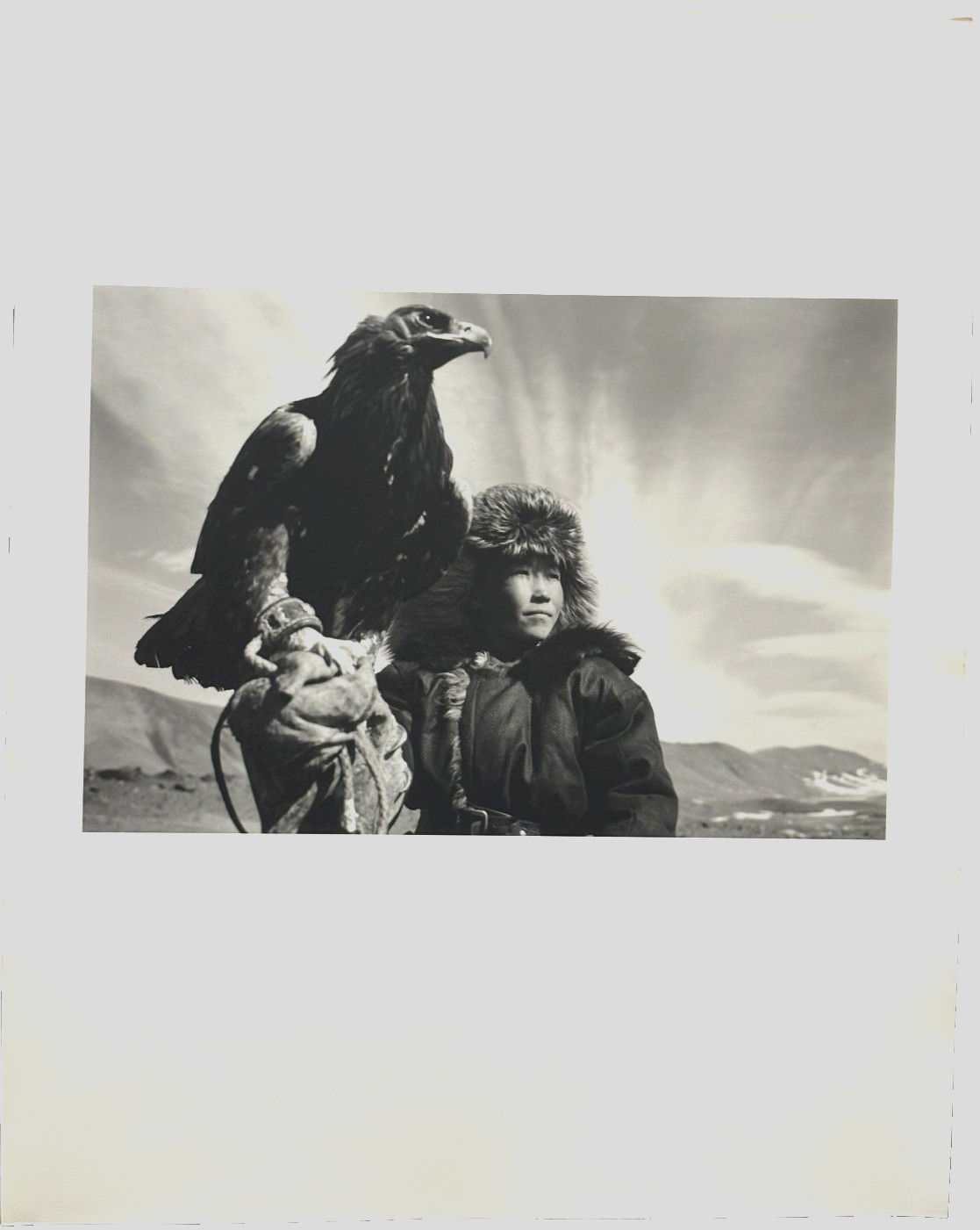 Tibetan Falconer-Archival Digital Pigment Print Photograph-80s-Mark Bugzester