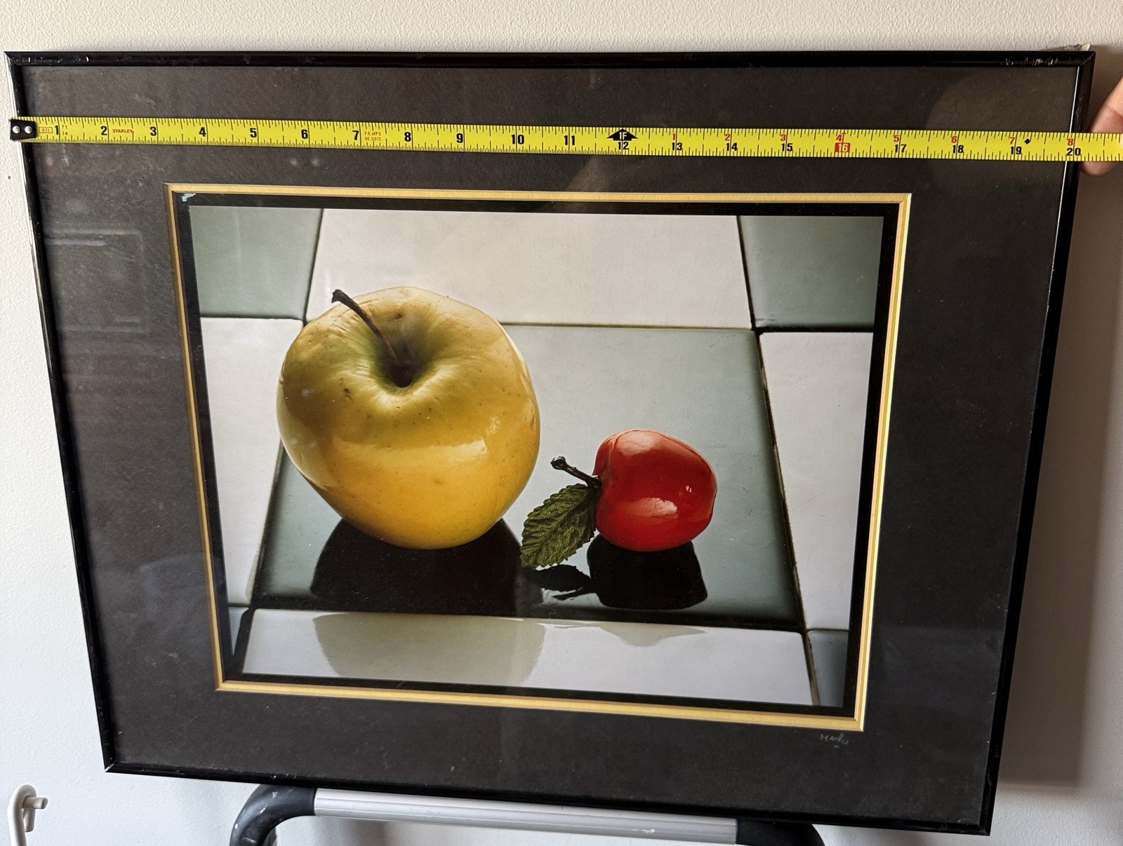 Robert Allen Merlo Signed Photograph “Still Life” Vintage Framed Art 20″ Wide