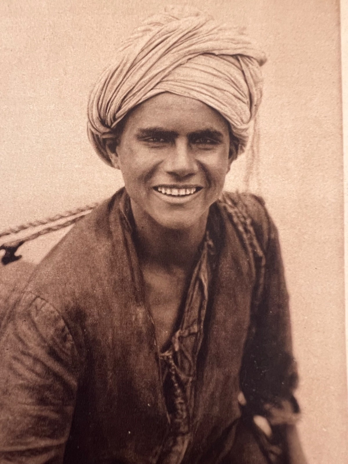 Lehnert and Landrock Antique Photo “The Water Seller” w/ Matt
