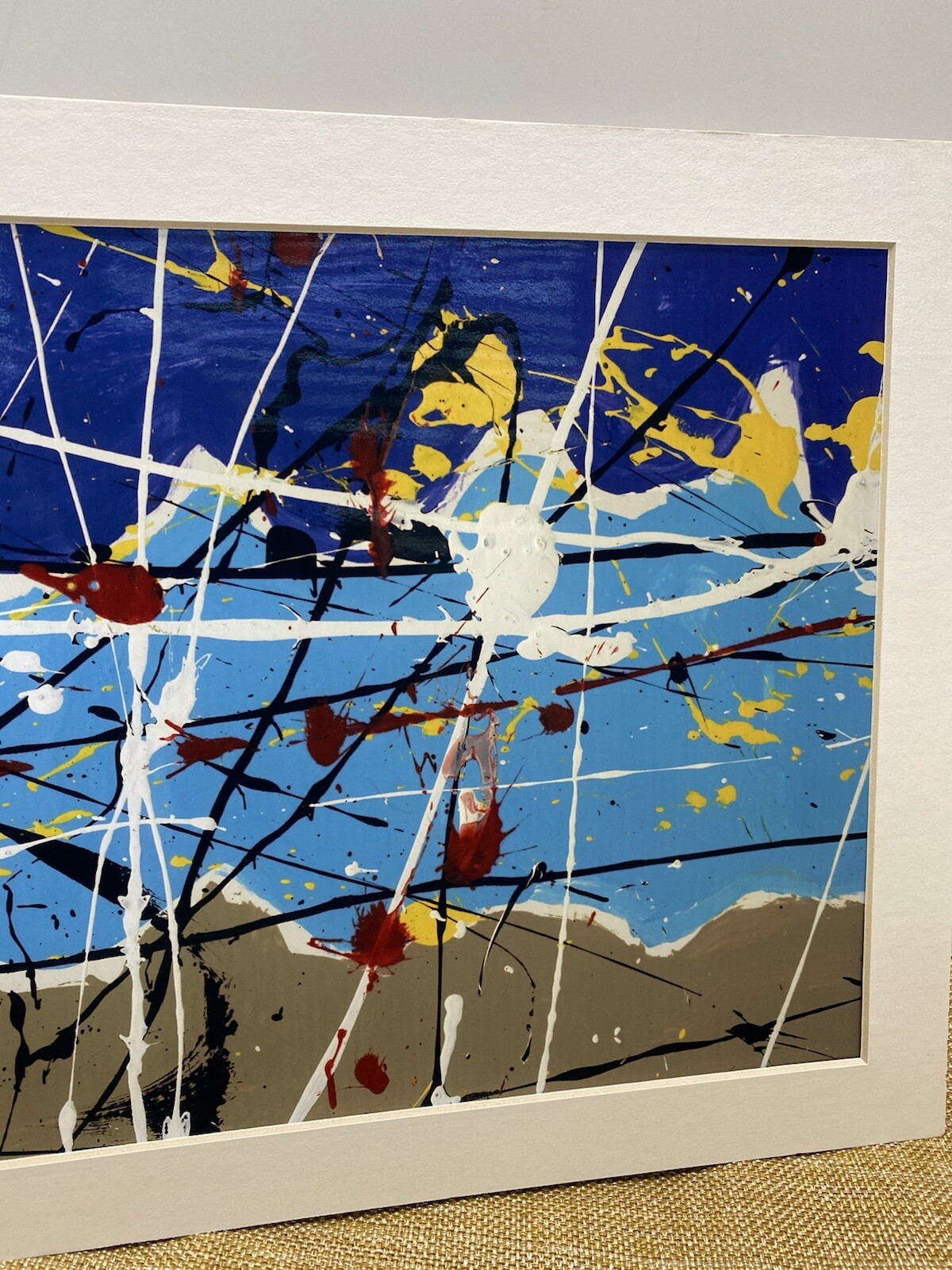 Photograph of Abstract Artwork Matte Included – New