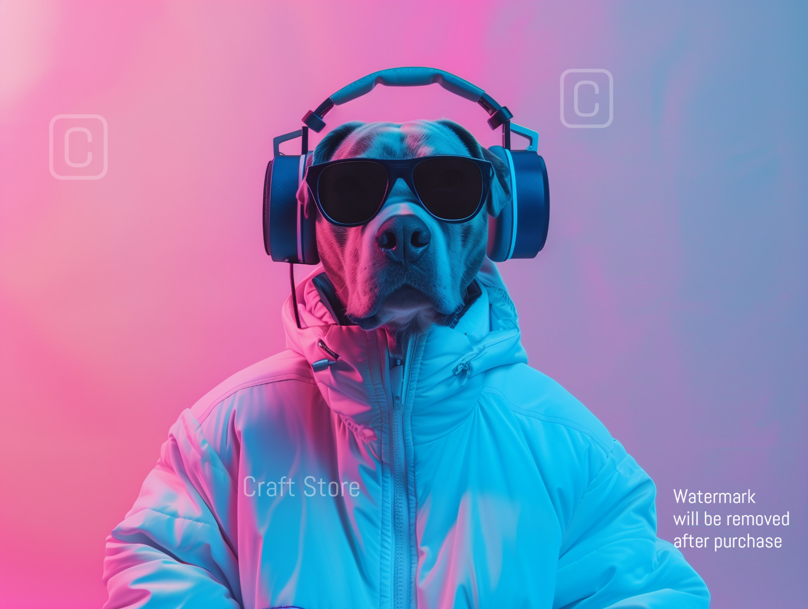 Digital Image Picture Photo Wallpaper Background Dog Art