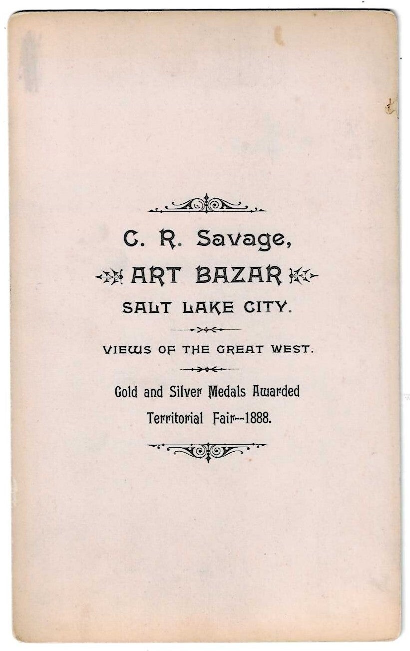 Charles Roscoe Savage / Eagle Gate Salt Lake City 1885