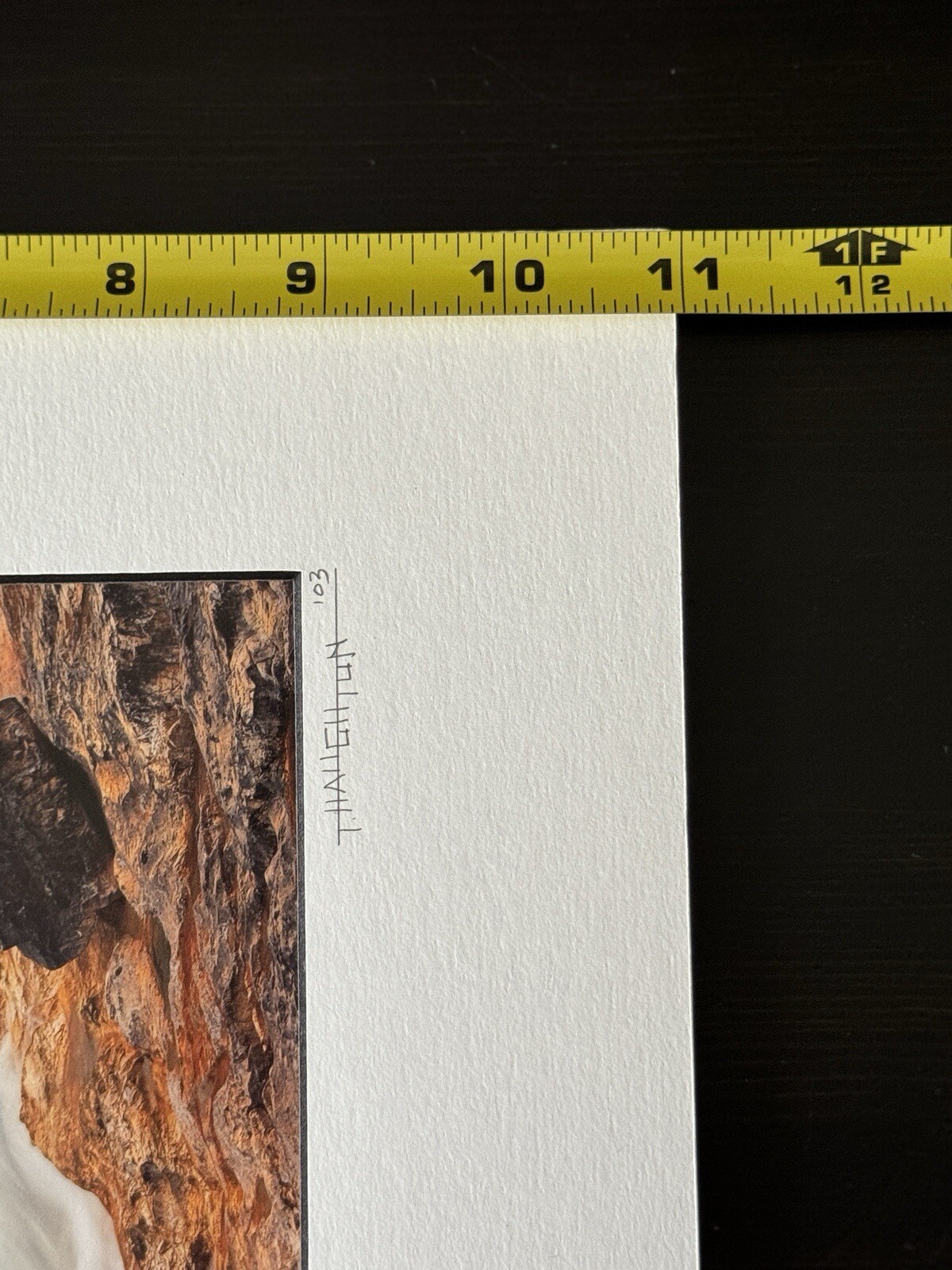 11×14 MARBLE CANTON, KOOTENAY N.P., CANADA Matted & Signed By Photographer