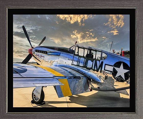 WWII North American P51C Mustang Signed Limited Edition Photographic Print