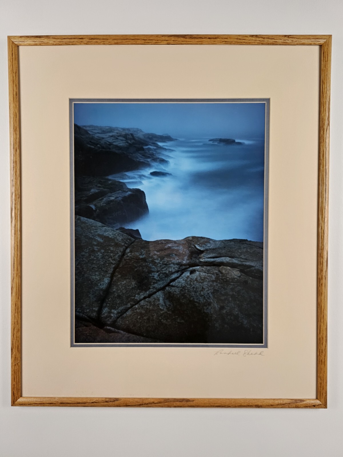 Vintage Signed Randall Shedd 35mm Photograph 29×25 Framed Art, Nova Scotia