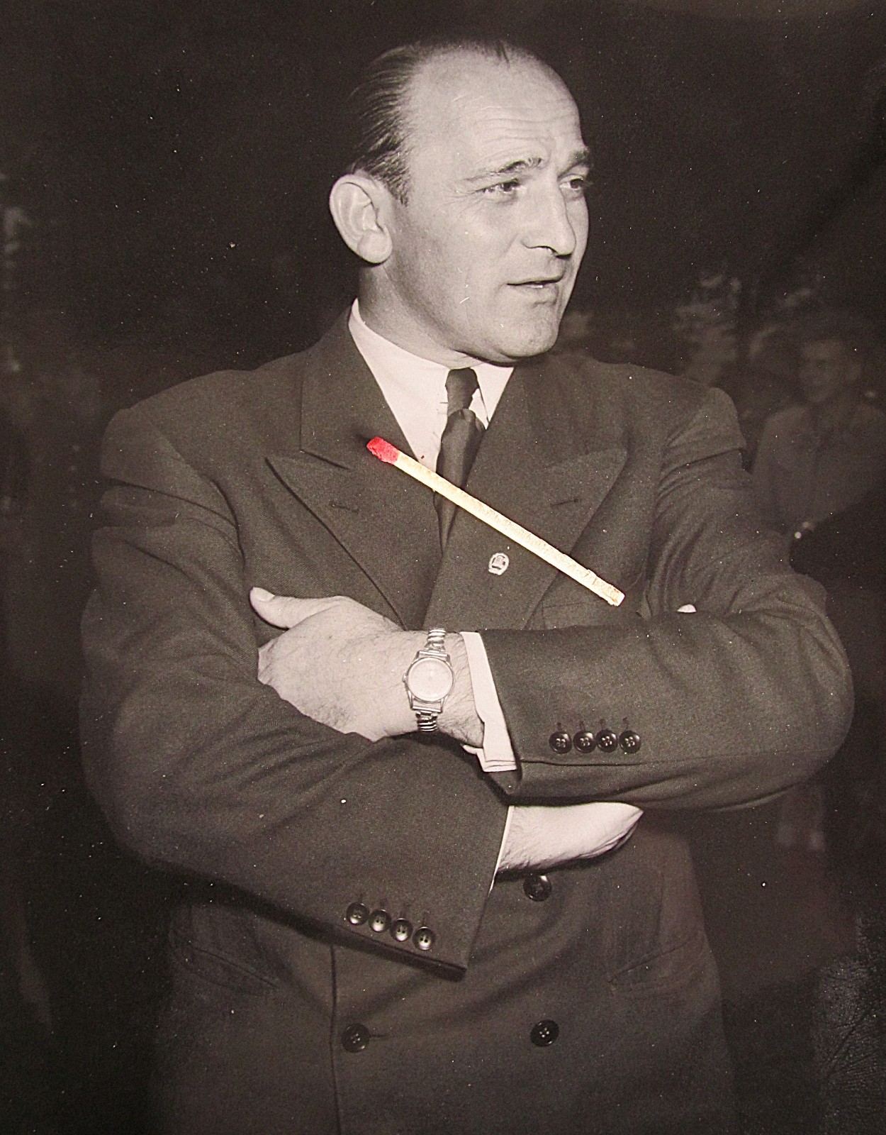 Adenauer driver Willy Klöckner Mercedes-Benz 300d W 189 around 1950 His. Photo