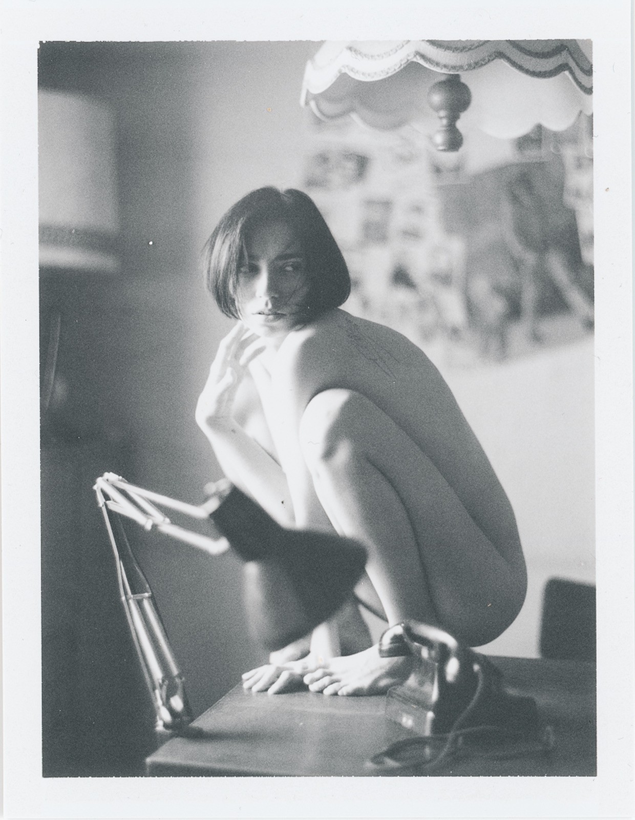 Original ART Nude 4×5″ Polaroid Picture by Mr. Merzi #535 Iryna Lozovaya