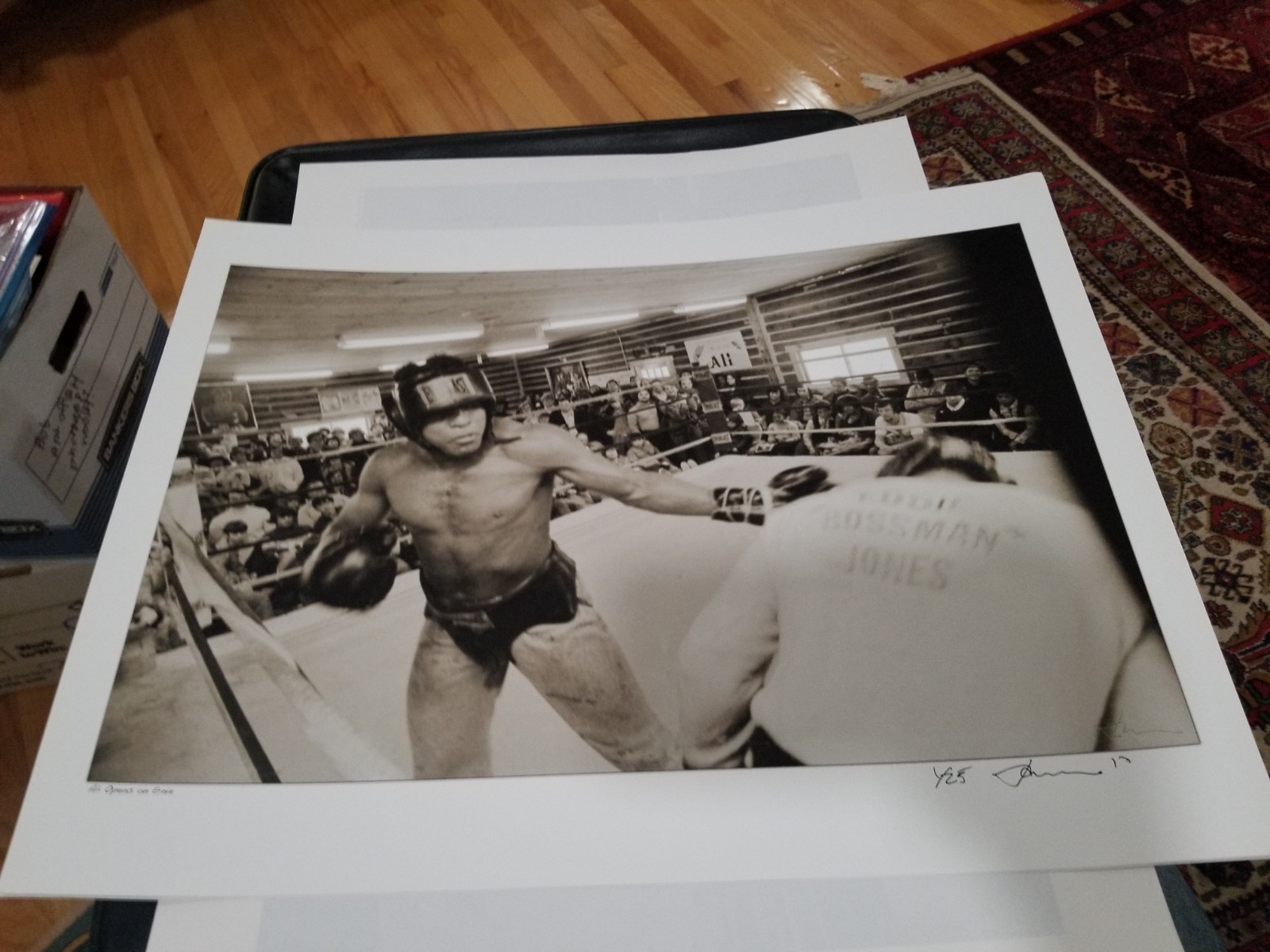 Muhammad Ali: “Ali Opens on Ernie” – Limited Edition Print #1/25