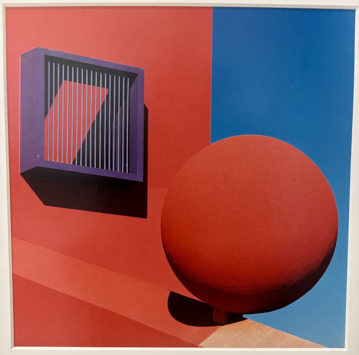 abstract art color photo by M. Stipell photo 7.5″ x 7.5″ matted 16″ x 12″
