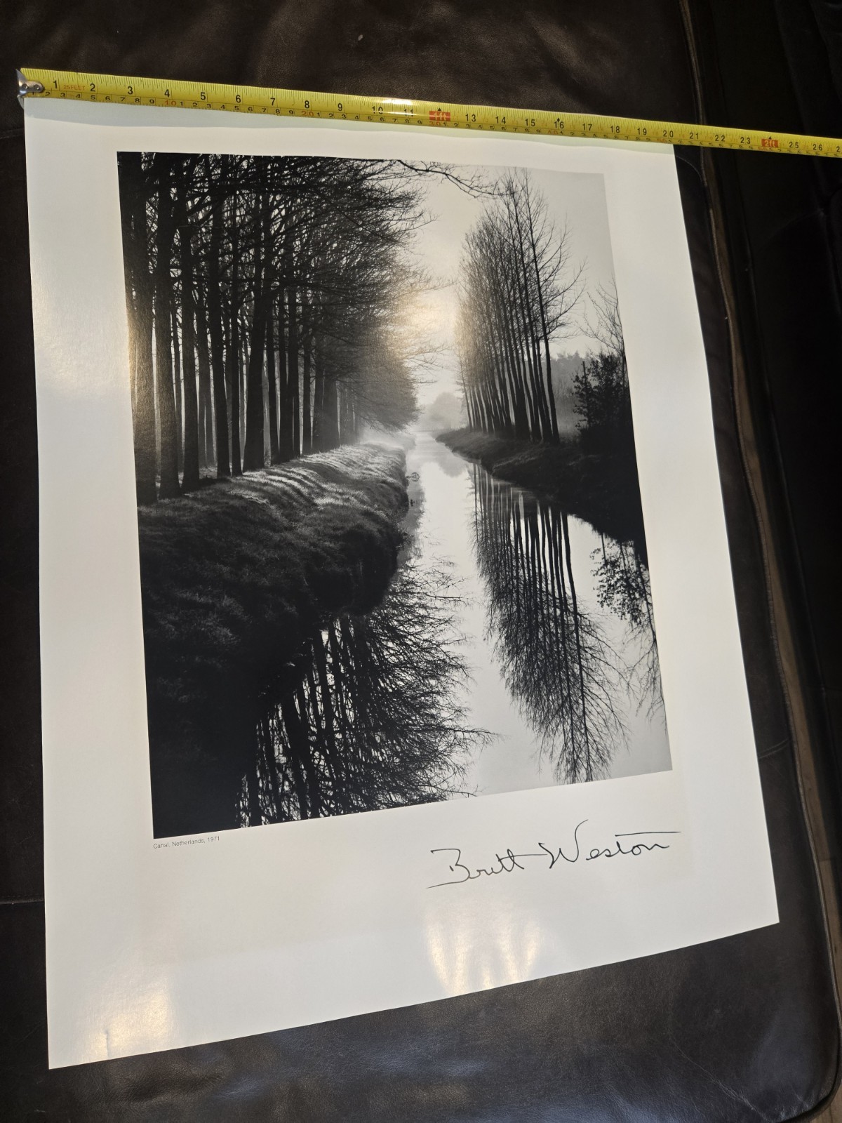 Brett Weston “Canal Netherlands 1971” Photography West Gallery Poster Print