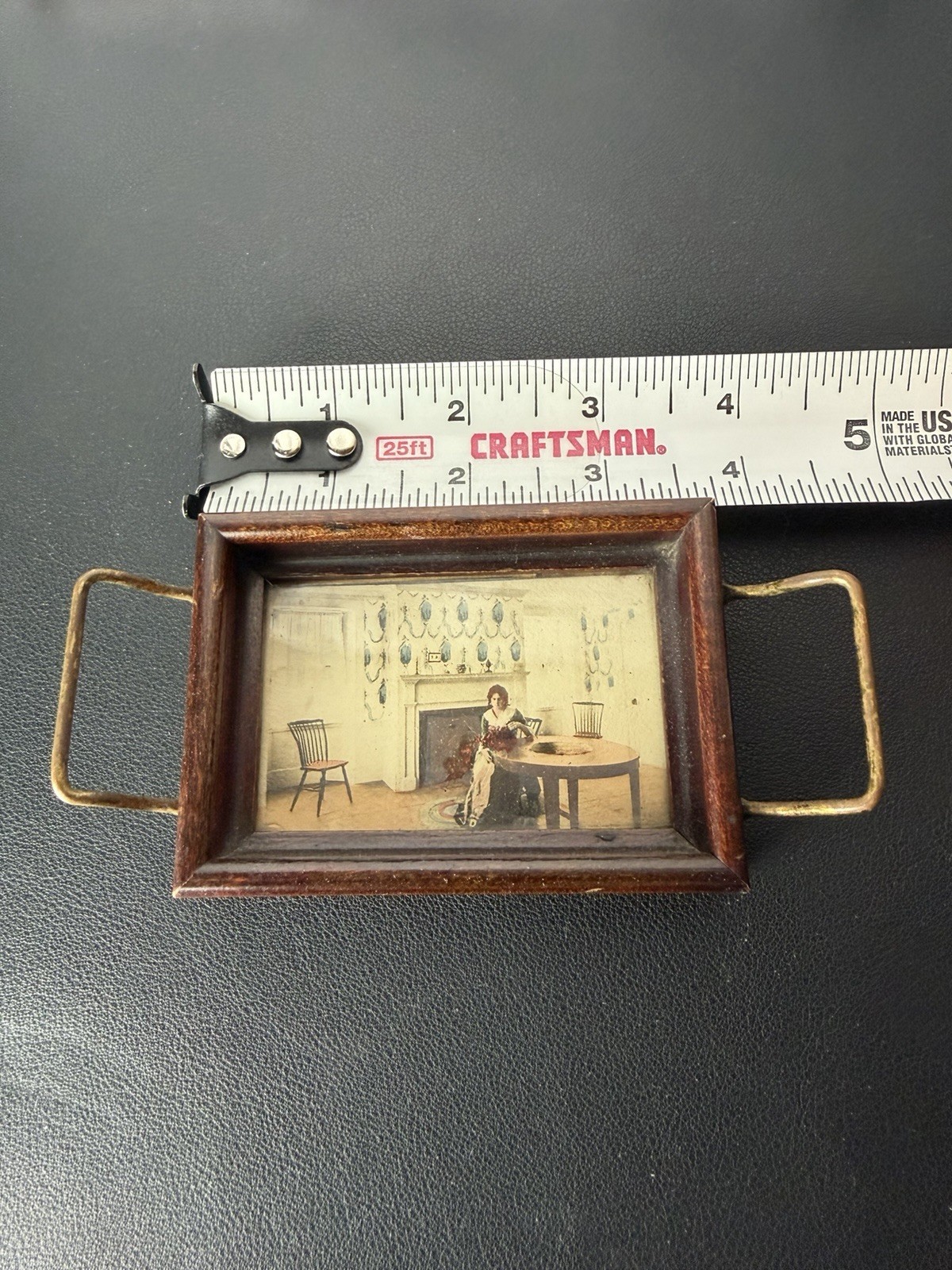 Antique Early 20th Century Fred Thompson Oddities Hand Mini Tray Portland ME