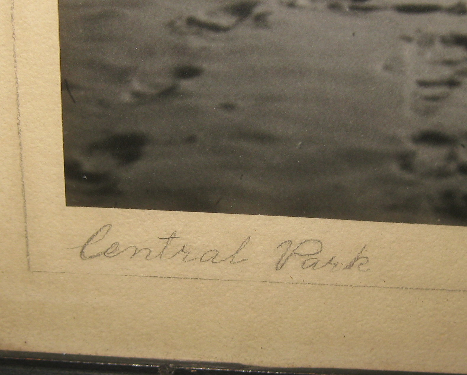 Original PAUL LEWIS ANDERSON ‘Central Park’ Winter NEW YORK CITY Gelatin PHOTO