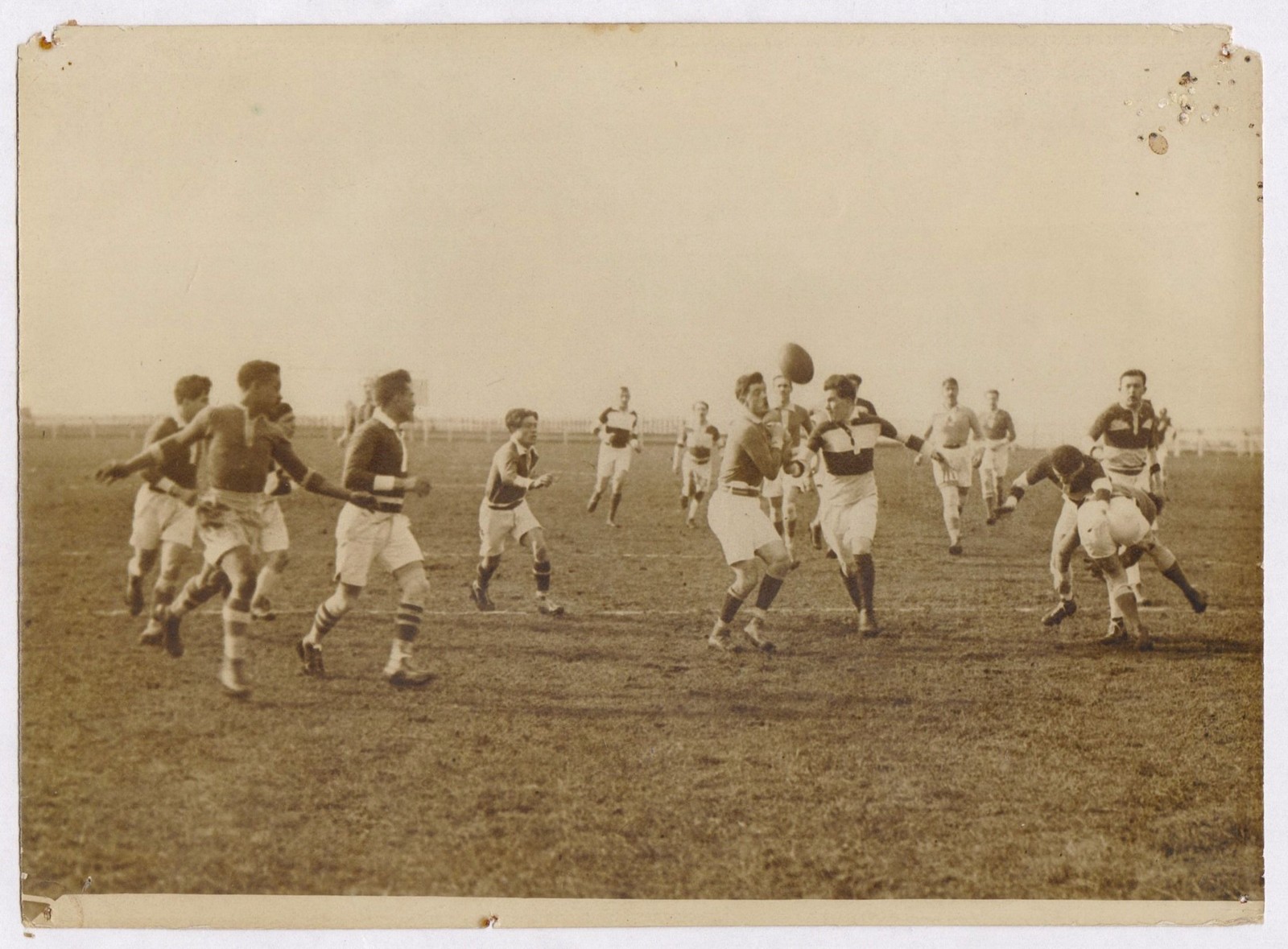 Football Rugby SCUF vs Olympique Match Paris Vintage Photo Photo M Rol 1921