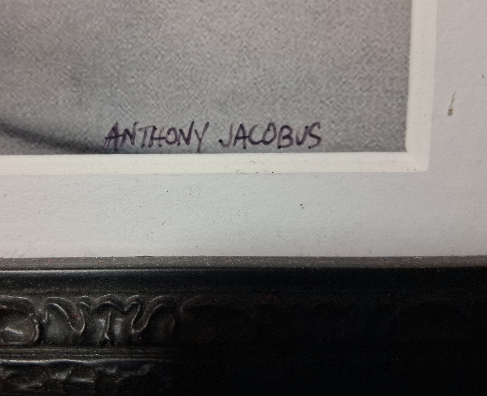Anthony Jacobus Fine Art Photography Baby Feet Framed Monochrome Black White…