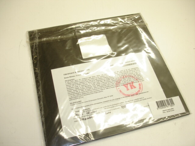 Yellow Komer Certify Photograph Glrafe Limited Edition 20×20 cm #738 Beautiful