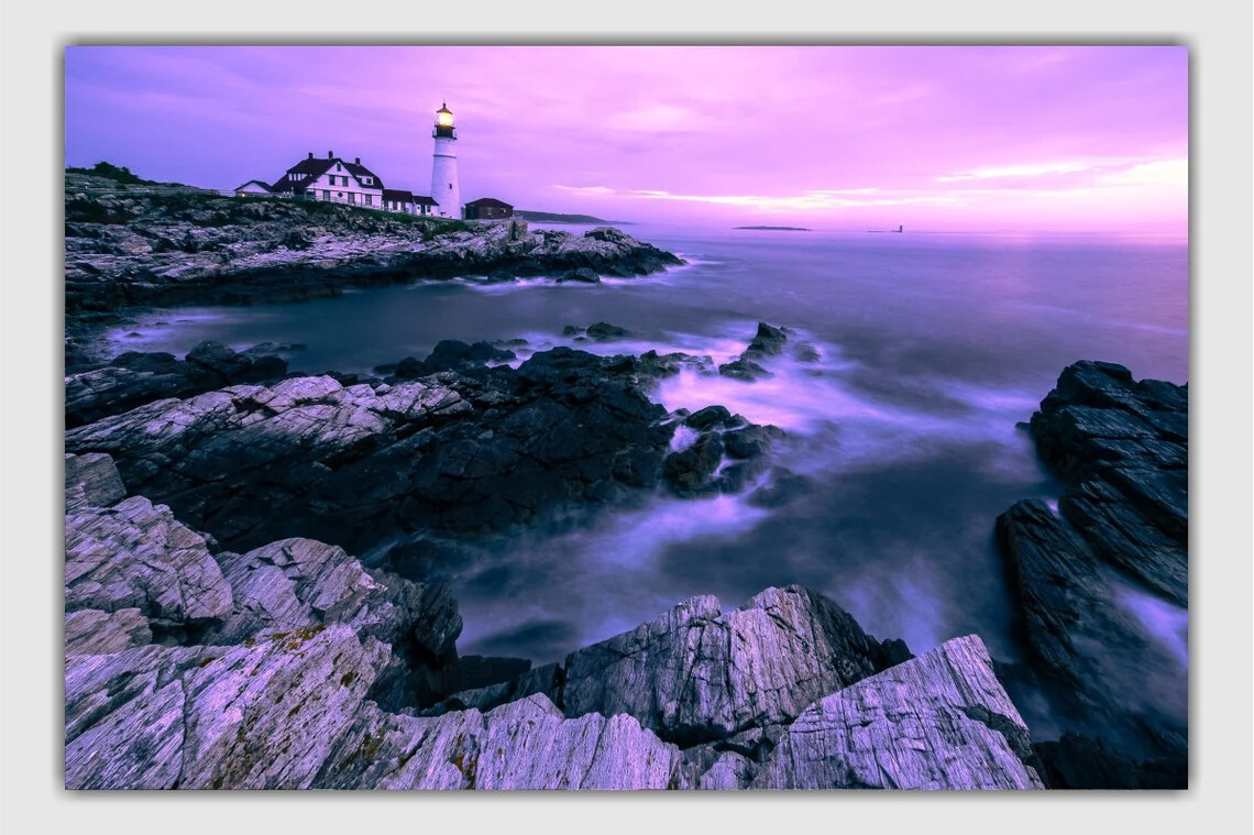 Cape Elizabeth, Maine – Lighthouse Dawn – Fine Art Photography Prints