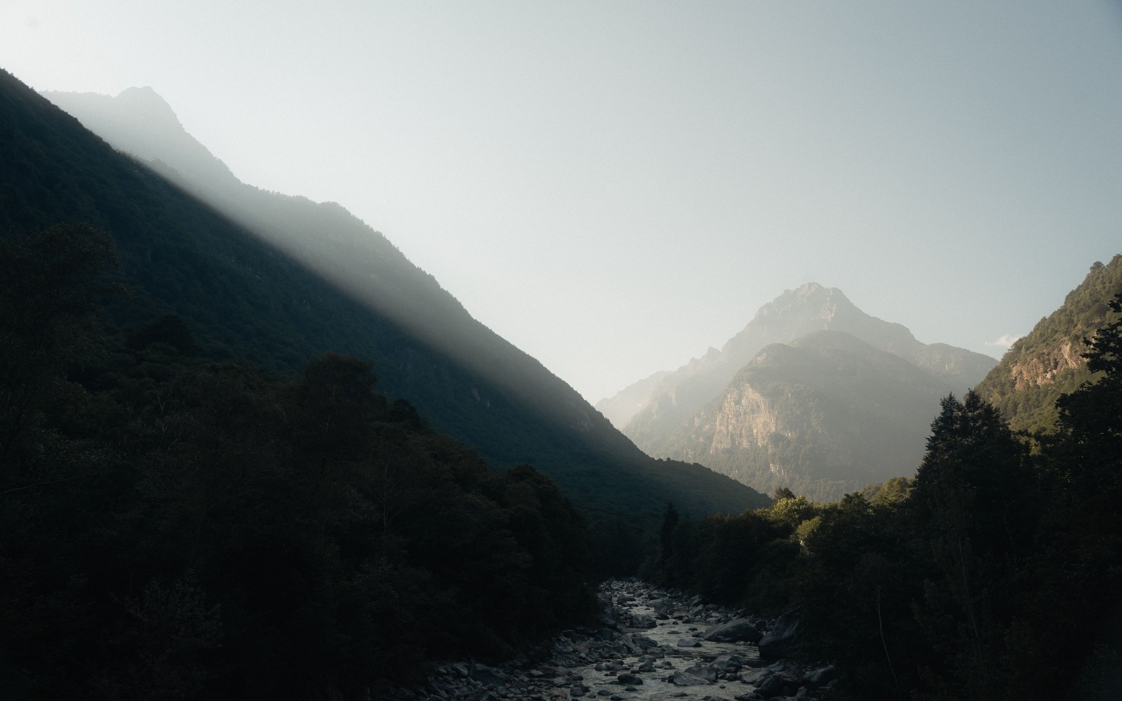 Mountain Forest Real Camera Photo No AI Digital Image HD Wallpaper Print
