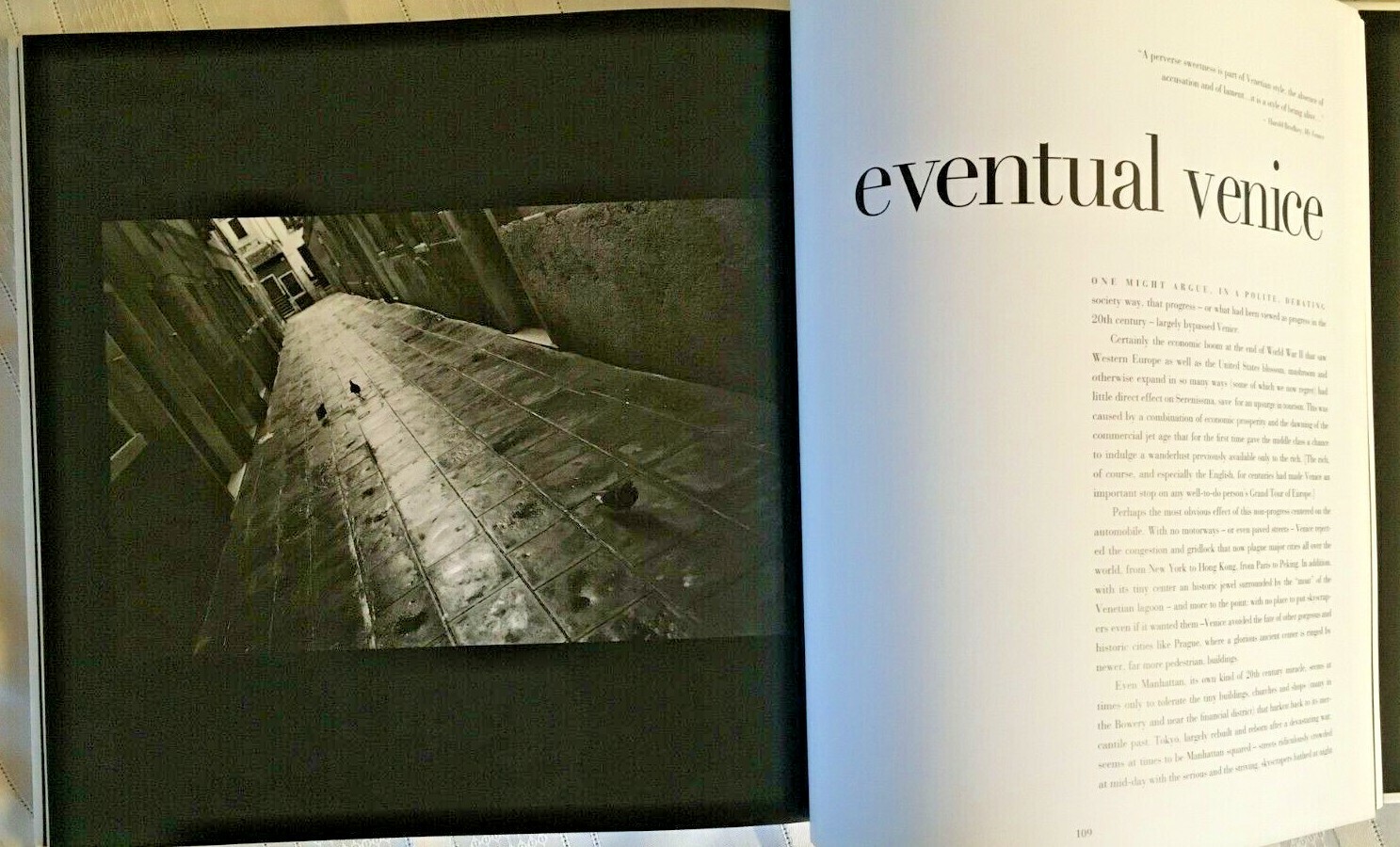 Serenissima: Venice in Winter, Van Riper & Goodman photographer, 1st Edition
