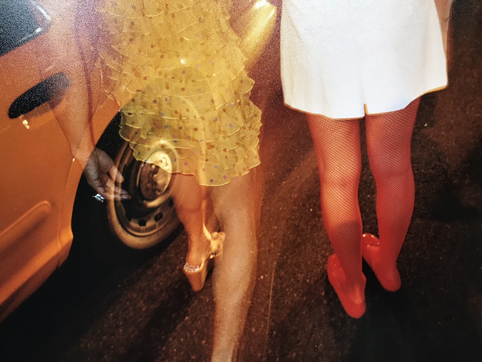 Yellow Dress Passing (New York, 2004) Hand Printed 35mm C-Print. 8 x 10.