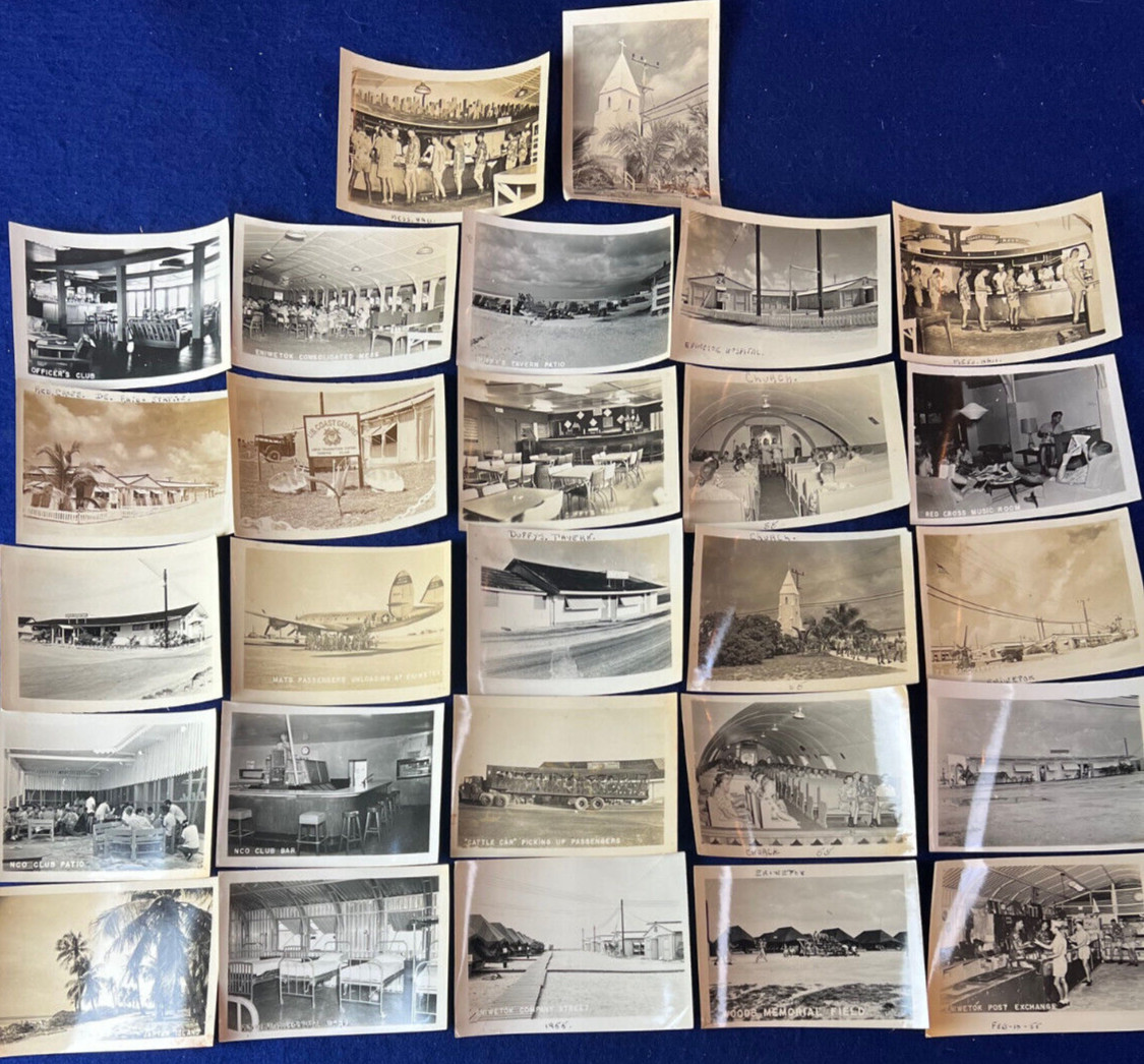 Photos of WWII Naval Base Now Destroyed by Nuclear Bomb Eniwetok Atoll Lot