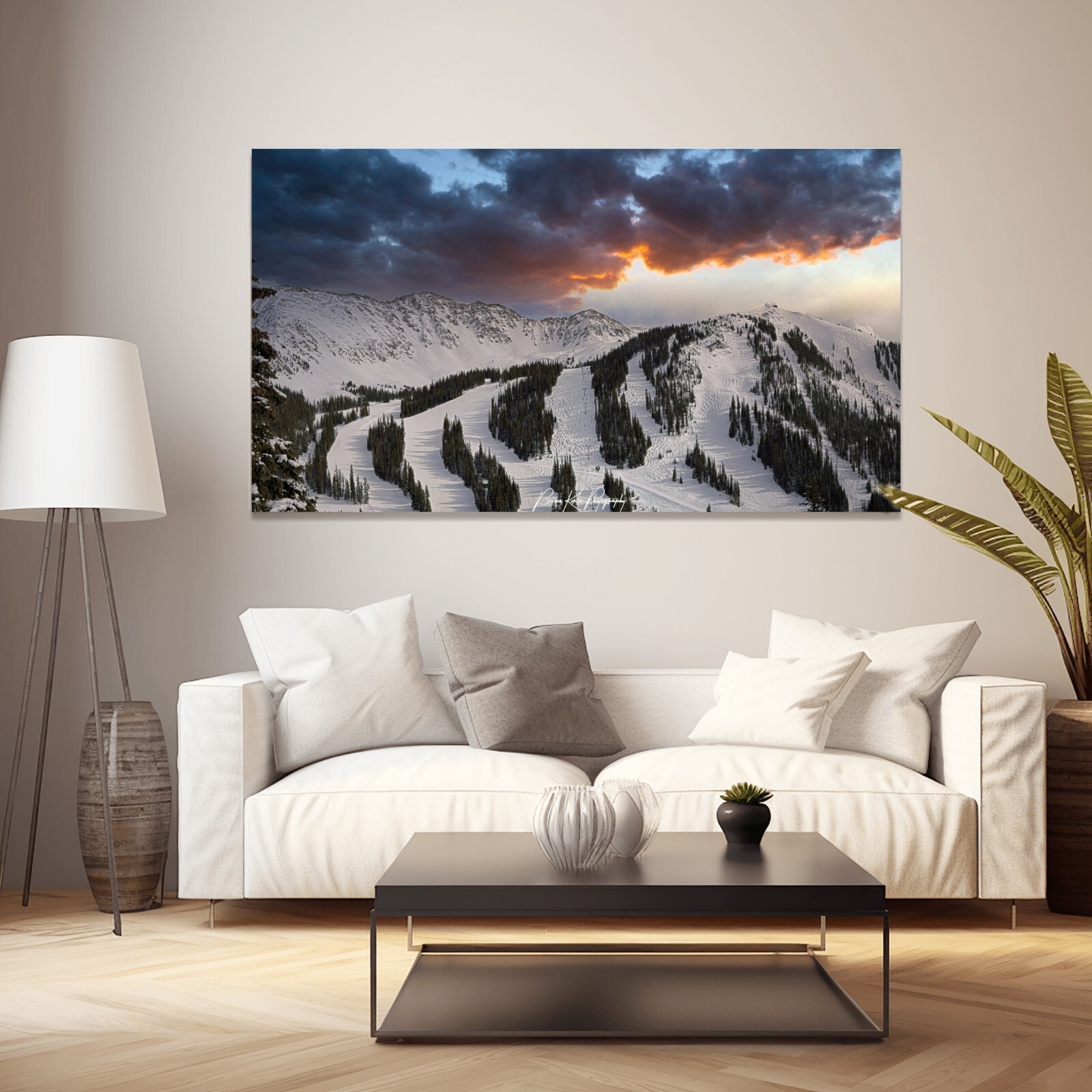 Arapahoe Basin Ski Resort Colorado Landscape Photograph Wall Art Poster Print