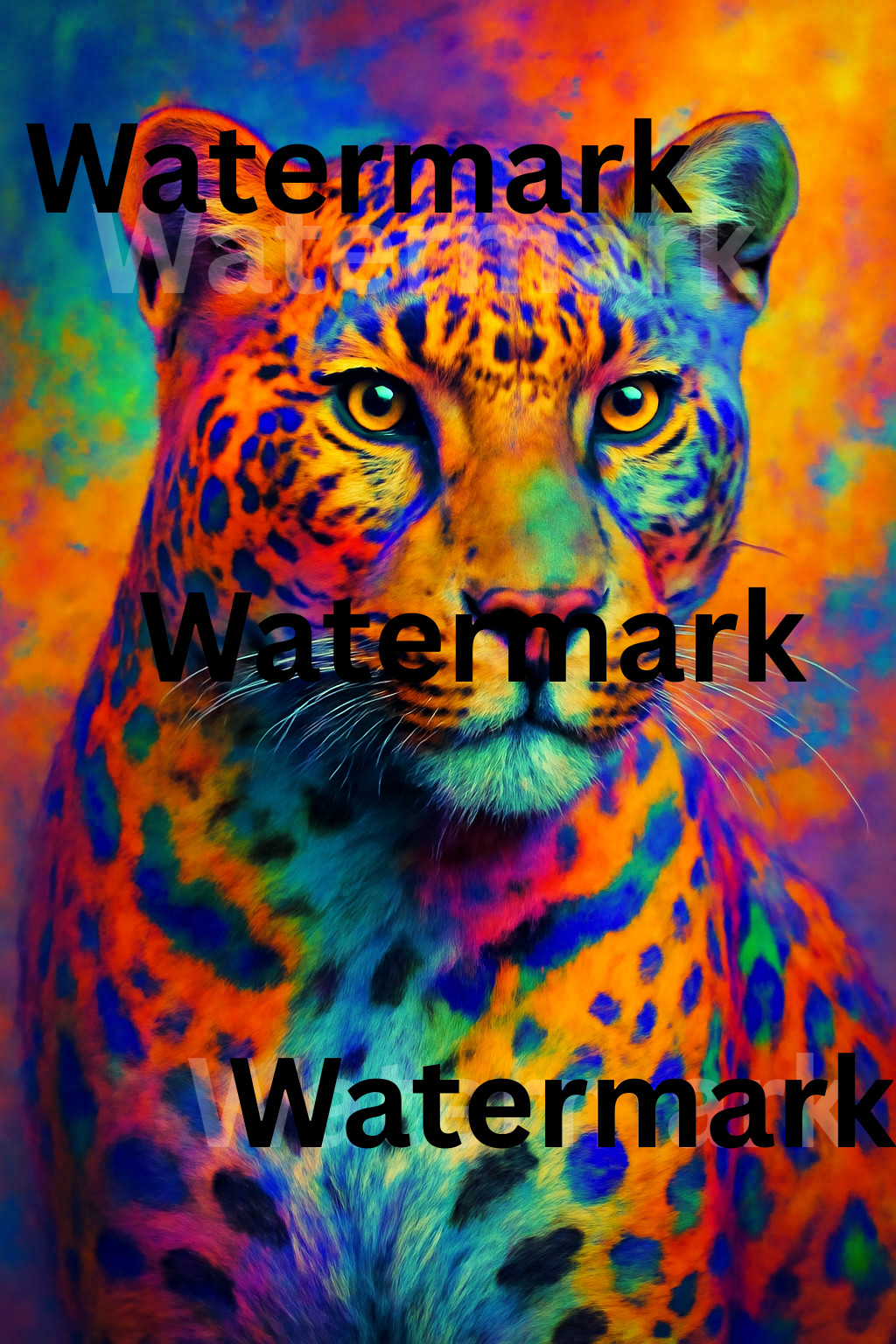Digital Image Picture Photo Wallpaper Printable Poster Leopard Wall Art Decor