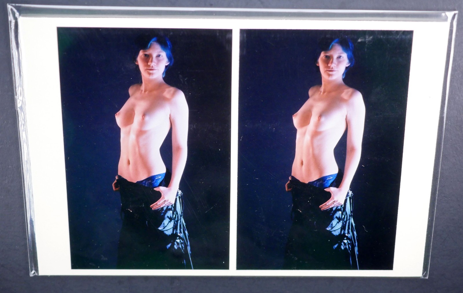 Boris Starosta 3D Stereoview – Morgan 1410 – nude model signed 2004 #412