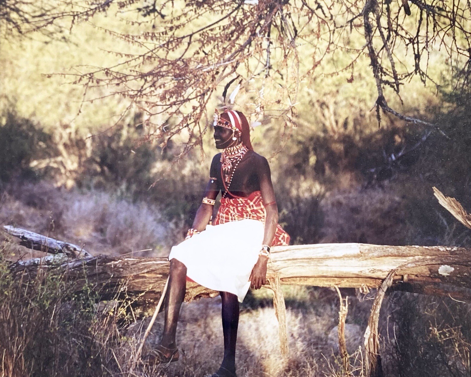1990s “Samburu Tribe” Framed/Matted 6-Piece Split Original Photography 37” Kenya