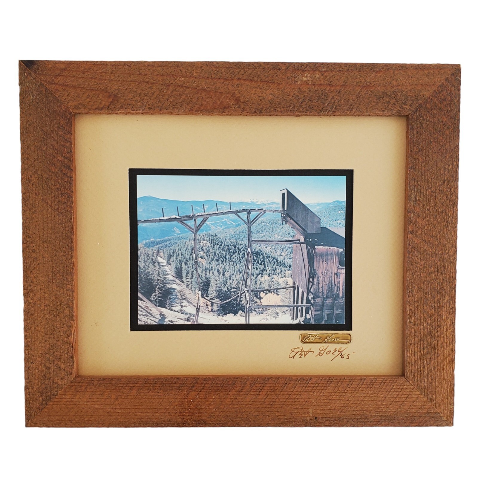 Art Gore Framed Photography The Prophet Central City Idaho Springs Original